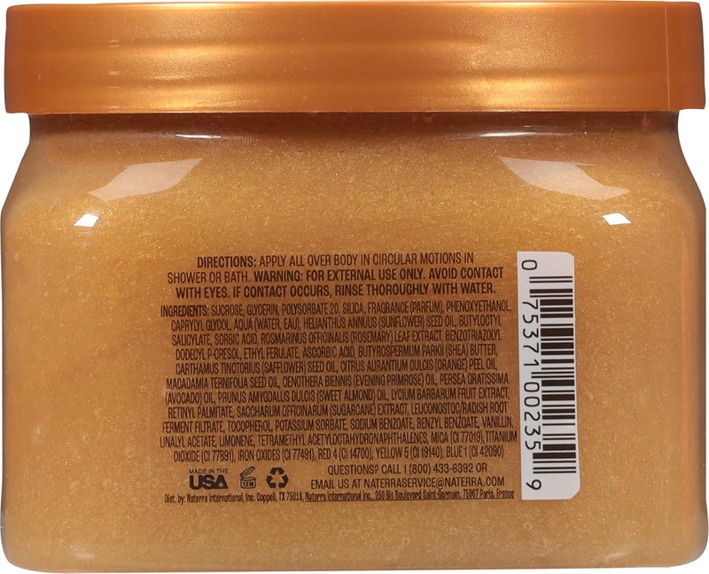 Treehut Golden Vanilla Shea Sugar Scrub, Exfoliating, Hydrating & Moisturizing Body Scrub with Shea Butter & Natural Oils, Smooth & Soften Skin, Polishing Exfoliant for Radiant Skin, 18 oz - Image 3